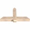 Ekena Millwork Eugene Smooth Timber Gable Bracket, Douglas Fir, 48"W x 28"H x 5 1/2"D x 5 1/2"F, 14/12 Pitch GBW048X28X0606EUG00SDF - alternate 3